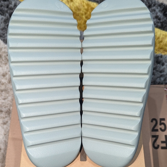 Adidas Yeezy Light Blue Sandals with Contoured Footbed main image 7
